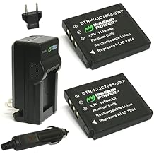 Wasabi Power Battery 2-Pack and Charger for Fujifilm NP-50, BC-50, BC-45W and Fuji FinePix F50FD, F60FD, F70EXR, F75EXR, F80EXR, F85EXR, F100FD, F200EXR, F300EXR, F305EXR, F500EXR, F505EXR, F550EXR, F600EXR, F605EXR, F660EXR, F665EXR, F750EXR, F770EXR, F775EXR, F800EXR, F850EXR, F900EXR, REAL 3D W3, X10, X20, XF1, XP100, XP110, XP150, XP160, XP170, XP200