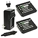 Wasabi Power Battery (2-Pack) and Charger for Fujifilm NP-50, BC-50, BC-45W and Fuji FinePix F50FD, F60FD, F70EXR, F75EXR, F80EXR, F85EXR, F100FD, F200EXR, F300EXR, F305EXR, F500EXR, F505EXR, F550EXR, F600EXR, F605EXR, F660EXR, F665EXR, F750EXR, F770EXR, F775EXR, F800EXR, F850EXR, F900EXR, REAL 3D W3, X10, X20, XF1, XP100, XP110, XP150, XP160, XP170, XP200