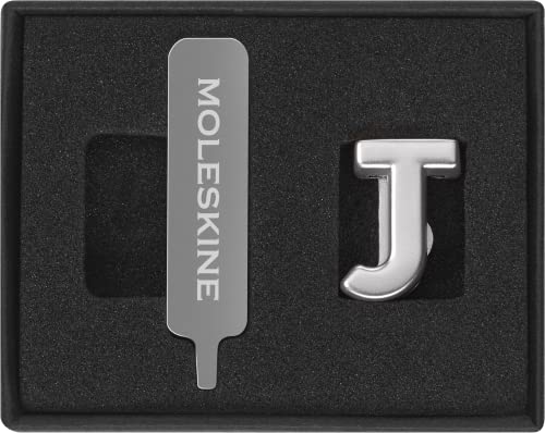 Moleskine Pin, J, Silver