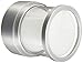 CSL Lighting SS2010-SA Gravity 1-Light HID Exterior Wall Mount, Satin Aluminum Finish with Opal Inner Glass and Clear Outer Glass Diffuser