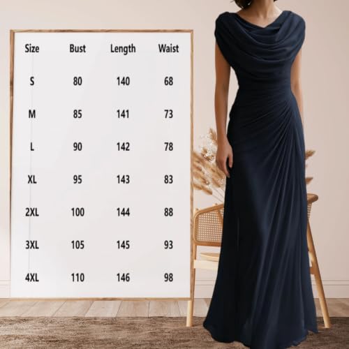 Robe longue de soirée en mousseline flatteuse pour invitée de mariage - 2