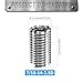 FOCMKEAS 10Pcs 7/16-14 UNC 2.5 D Wire Thread Inserts, 304 Stainless Steel Coiled Wire Screw Sleeve,Thread Repair Insert Fastener Mending Kit for Automotive and Industrial Maintenance