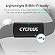 CYCPLUS H2Pro Brustgurt Herzfrequenzmesser, Bluetooth & ANT+ HR-Sensor mit 500h Batterielaufzeit, IPX7 Wasserdicht & Staubdicht, Kompatibel mit Strava/CYCPLUS Fit App