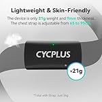 CYCPLUS Heart Rate Monitor Chest Strap H2Pro, Bluetooth ANT+ Heart Rate Monitor Chest Sensor with 500h Battery, IPX7 Waterproof and Dustproof, HRM Works with Strava/Cycplus Fit App - Image 5