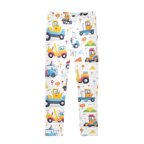 Girls' Leggings Truck Excavator Kids Yoga Tights Pants 1 Pack 20854564