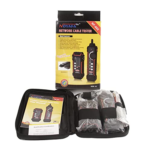 NOYAFA NF-802 Erweiterte Kabel Tester mit PoE Multifunktions Draht Tracker Netzwerkkabel Tester für LAN CAT5 CAT6 Tracker