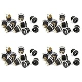 KEALLANS 40 Stück 3 Lötklemmen 2,1 mm x 5,5 mm Klinkenstecker DC Power