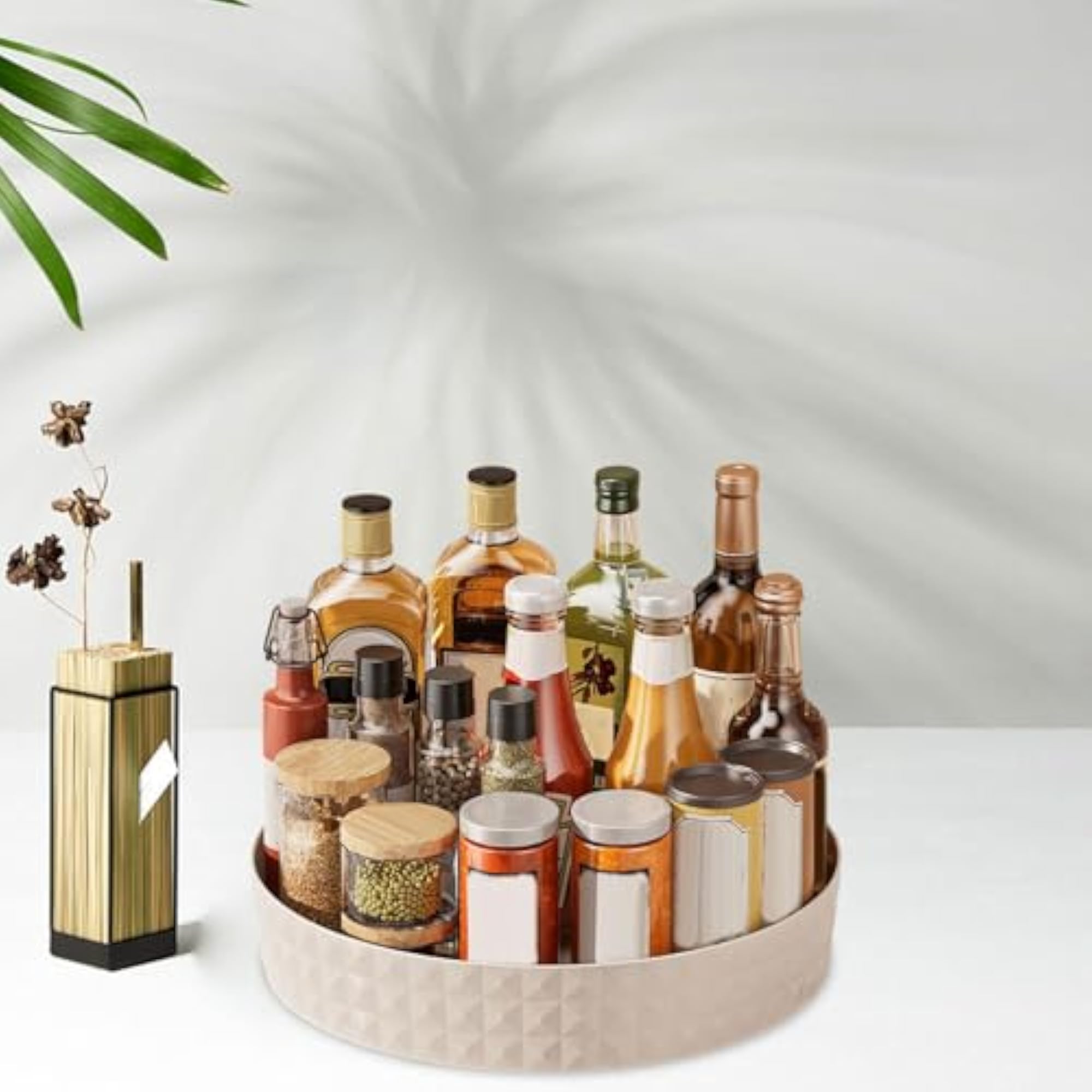 Turntable Organizer Rotating Makeup Organizer