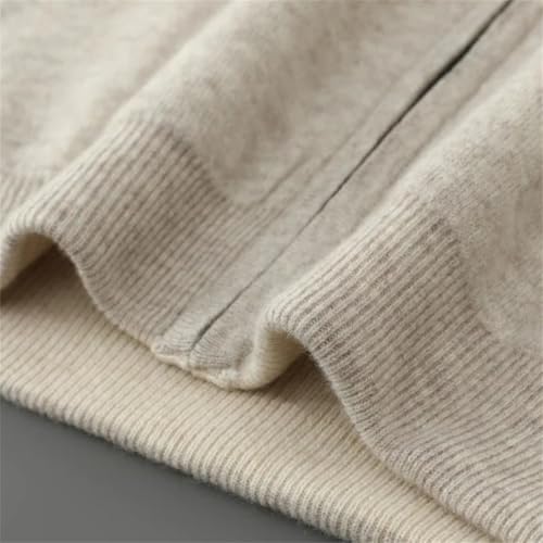 Cárdigan de punto de lana para hombre suéter con cremallera ideal para la oficina y el fin de semana 5