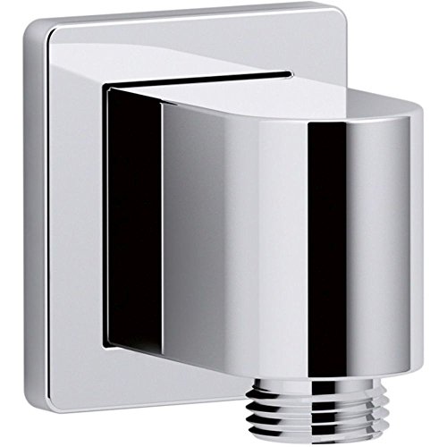 KOHLER Awaken Wall-Mount Supply Elbow with Check Valve, Polished Chrome