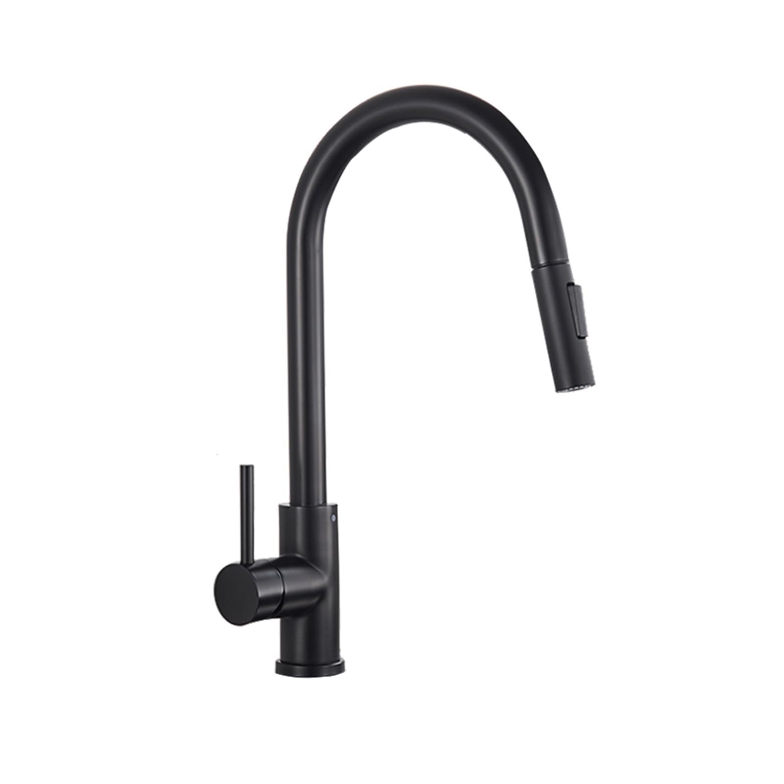 Yjyjy Matte Black Kitchen Taps Kitchen Faucet Pull Out Kitchen Sink Faucet Single Handle Faucet 360 Degree Rotating Sink Mixer Kitchen Tap