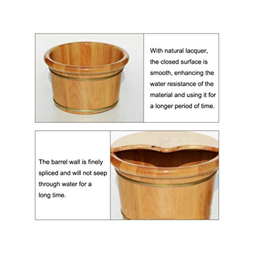 Cubeta de madera para spa de pies con masaje miniatura 4