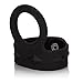CalExotics Medium Silicone Tri Snap Scrotum Support Ring, Black