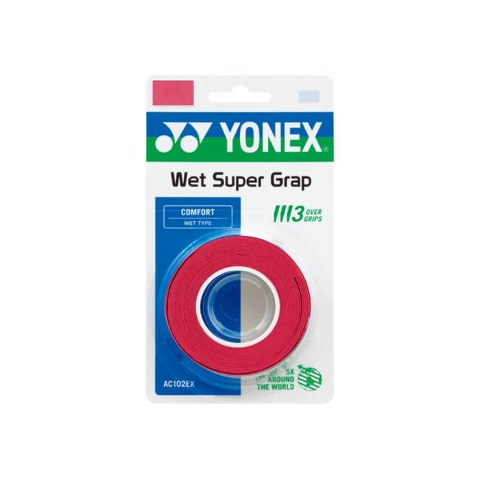 YONEX Tennis Grip (3 Grip - Wine Red)