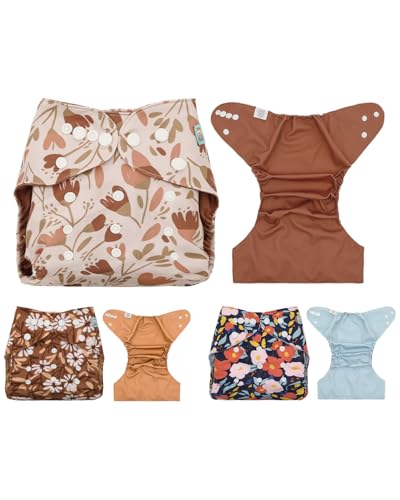 ALVABABY 3 pcs Baby Cloth Diaper Covers, Swim Diaper,Nappy Shell Baby Girls and Boys 3CDC06A