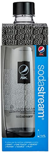 Sodastream Bouteille de Gazéification FUSE Pepsi Max, Grand Modèle 1 L, Poids : 0,17 kg, Matière : PET