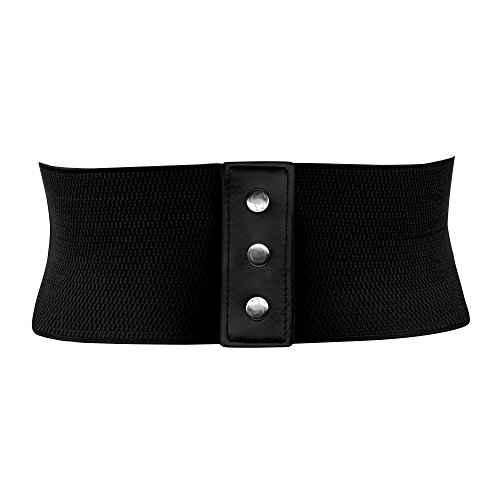 BlackButterfly 5.5 Wide Corset Waspie Elastic Lace Belt (Black, UK 14-16) steampunk buy now online BlackButterfly 5.5 Wide Corset Waspie Elastic Lace Belt (Black, UK 14-16) steampunk buy now online