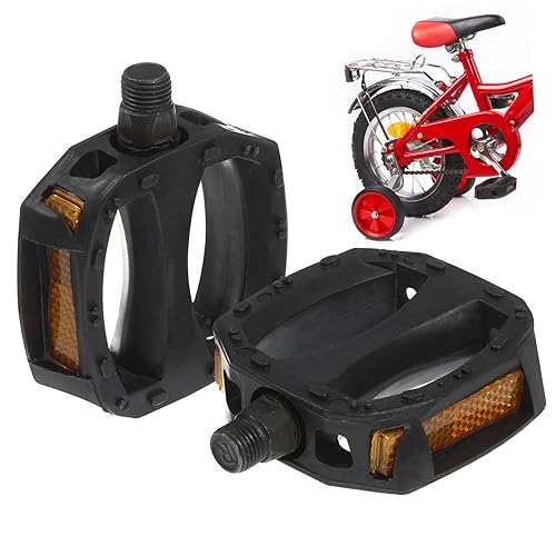 Hemobllo 1 Par Pedales Pedal De Bicicleta Bicicletas Pedal De Vende Pedalear Pedal De Entrenador De Bicicleta Reposapiés De Ciclismo Plástico Rígido Violeta Color Aleatorio