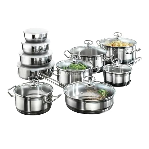 Karcher Potset Jasmin (roestvrij staal, 20-delig, incl. glazen deksel en roestvrij stalen komset, inductie)