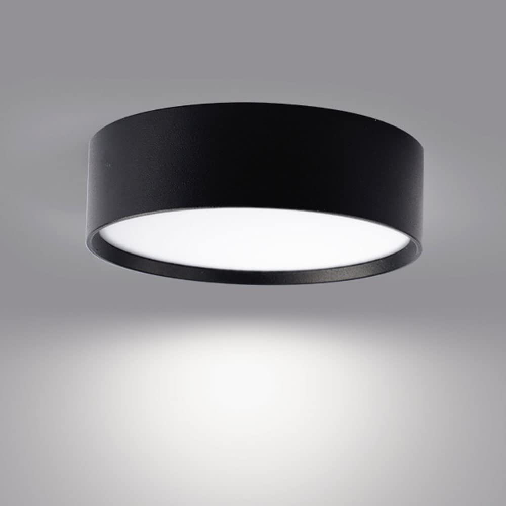 Modern Mini Ceiling Lamp 5W LED Black Ceiling Light Indoor Aluminum Ceiling Lights Minimalist Cylindrical Ceiling Light Fixture