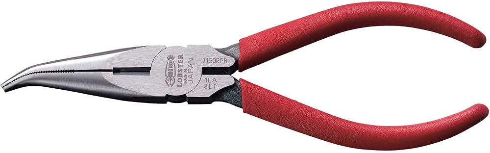 Lobtex J150RBG Tip Horizontal Curved Pliers with J-CRAFT Grip Adapter