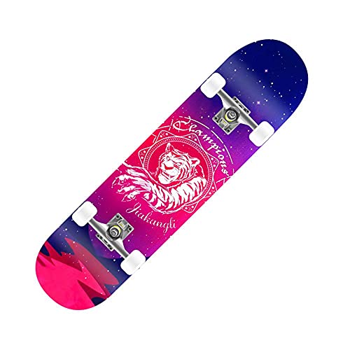 Patineta Completa de 31' x 8', Arce 8 Capas y Doble Patada, Ideal for Adultos, Principiantes, Adolescentes, niños niñas(1)