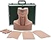 Tracheotomy Care Training Manikin, Manikin Cartilage Tracheotomy Training Model, PVC Cricothyrotomy Care for Science Lab Study Practice.