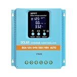 Y&H MPPT 80A Solar Charge Controller 12V 24V 36V 48V LCD Display Battery Intelligent Regulator Max 100V Input Dual USB for Lead-acid/Lithium