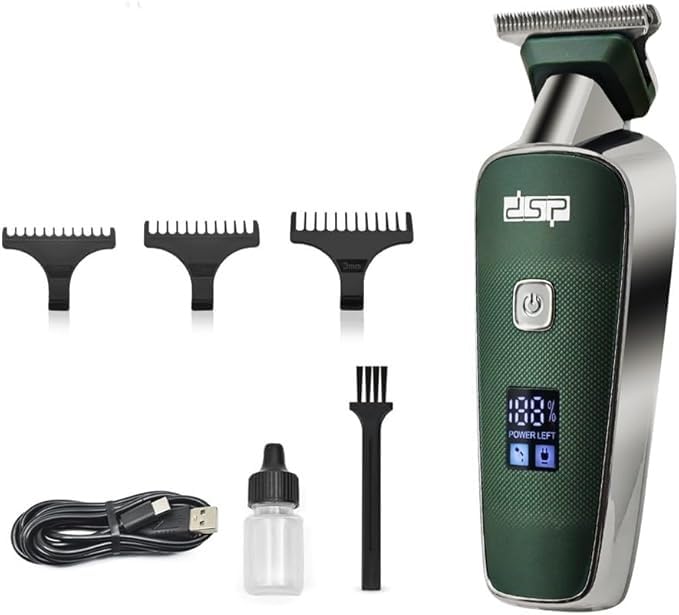 Barber Electric Hair Clipper Home Digital Display Charging Multifunctional Carving Shaving