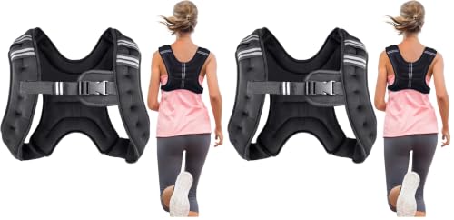 Image of Henkelion Weighted Vest Weight Vest for Men Women Kids Weights Included, Body Weight Vests Adjustable for Running, Training Workout, Jogging, Walking