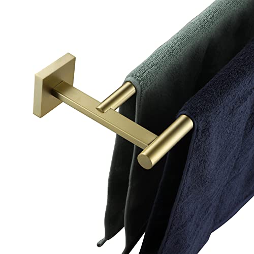 Kokosiri Bathroom Towel Bar 32'' Double Towel Holder For Bath Kitchen Cabinet Towel Rails 32 Inch Brushed Gold Stainless Steel B5005Bg-L32 #TOP26