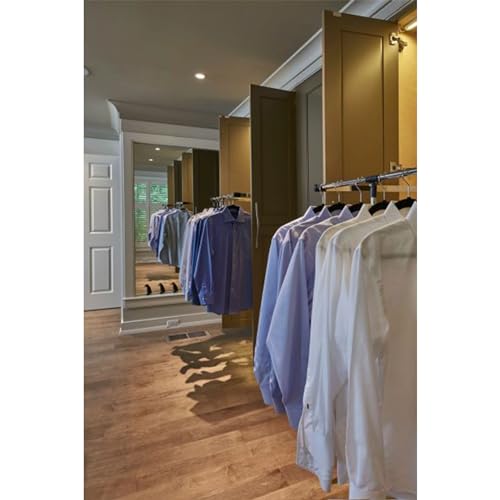 Image of Rev-A-Shelf 26-35 inch Pull Down Adjustable Closet Rod w /Telescoping Handle