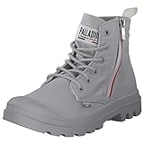  Palladium Baggy Organic Sneaker Damen High Top Freizeitschuhe Weiße in versch. Größen 76633 Grau (Vapor) 38 EU