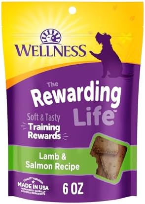Wellness Rewarding Life Dog Treats, Training Treat, Grain Free, S...