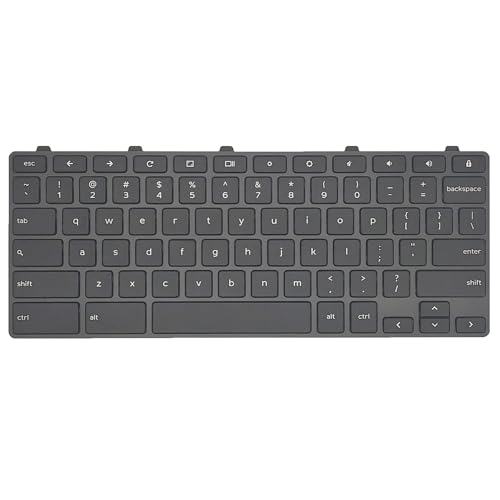 Clavier Dell Chromebook 11 5190 noir de remplacement pour réparer les touches cassées