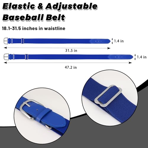 Ultrafun Kids Youth Baseball/Softball Socks and Belt Combo Set for Boys Girls3