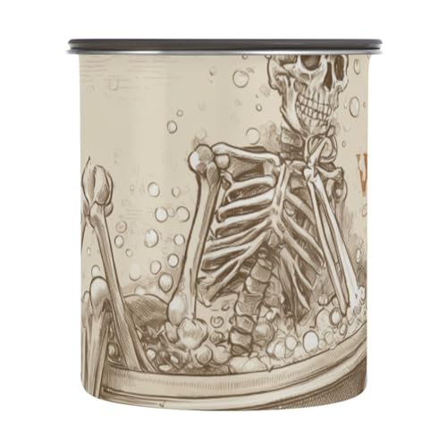 Contenedor hermético para café OTVEE 900ml acero inox