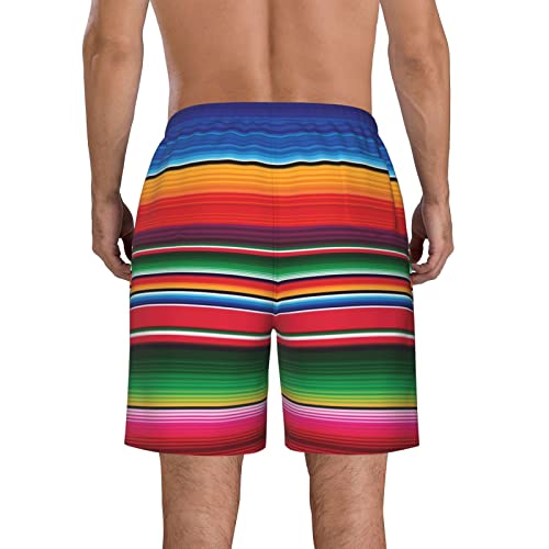 Mexico Gallery Serape Men's Beach Shorts Board Trunks Classic Bathing Suits Quick Dry Boxer Briefs3