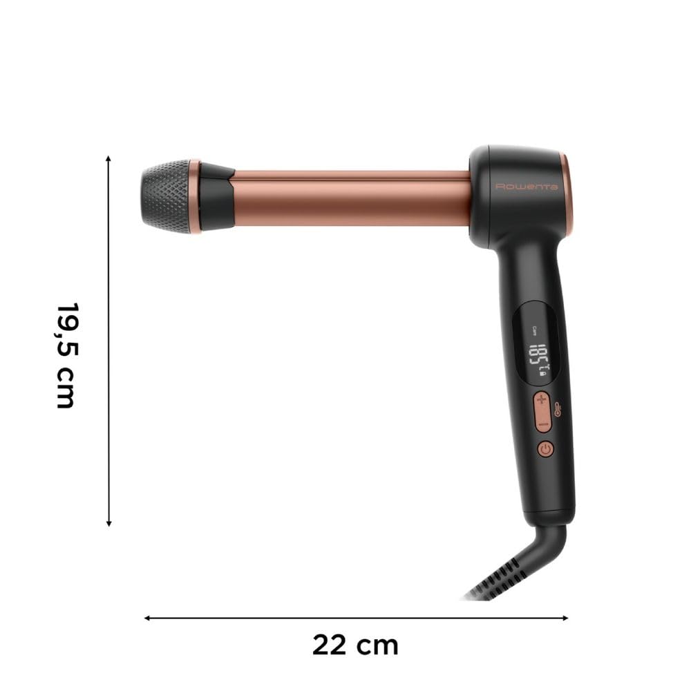 Rowenta Twist Curl lokówka do włosów L lokówka regulowany cylinder 3 rozmiary loki do 48 h CF4620E0