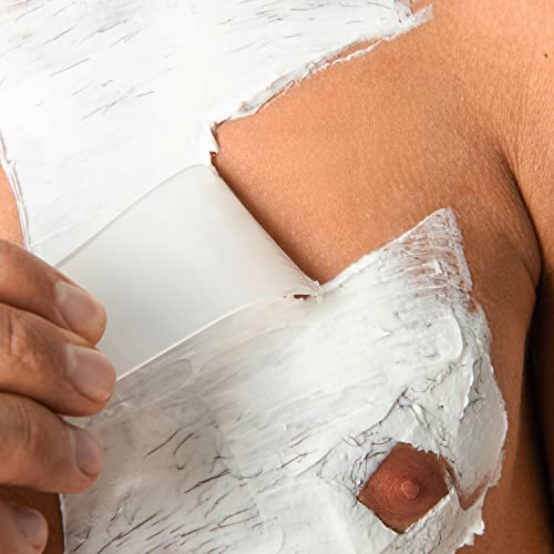 andmetics Haarentfernungscreme 2 in 1 für Herren | rasche und präzise Haarentfernung für Männer | 2 in 1 Anwendung nass und trocken anwendbar | 150 ml Tube mit Abziehspachtel | keine Schnitte mehr - Image 5