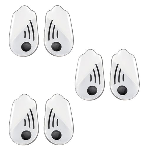 3 pares de plantillas de cuña de supinación lateral medial con imanes para corregir la pronación, plantillas ortopédicas de silicona para talón para alineación de pies, dolor de rodilla, piernas de