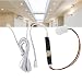 Produktbild Akozon Infrarot-Bewegungssensorschalter, Mini Bewegungsmelder PIR Mini Infrarot Bewegungsmelder Innen 120° DC 5-24V 1,5A Einstellbarer Menschlicher Körper Induktionsschalter für Küchenschränke