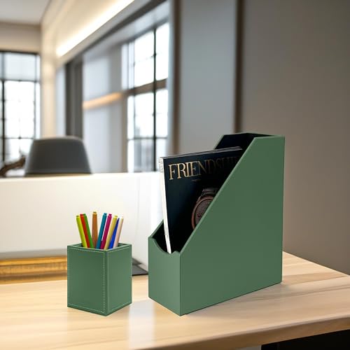 UnionBasic Porte-revues organiseur de documents vert malachite - 6