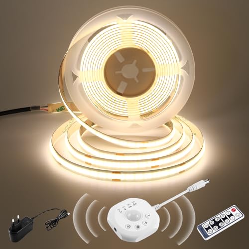 Luktix Tira LED COB Sensor Movimiento 5m