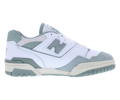 New Balance 550 Mens Shoes Size 10, Color: Pure White/Green/White2