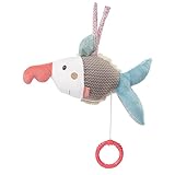 Dank der zwei Bändchen kann das Spieluhr-Mobile ganz einfach am Babybett, am Kinderwagen oder an der Babyschale befestigt werden und ist ein niedlicher Hingucker, egal ob Zuhause oder unterwegs
