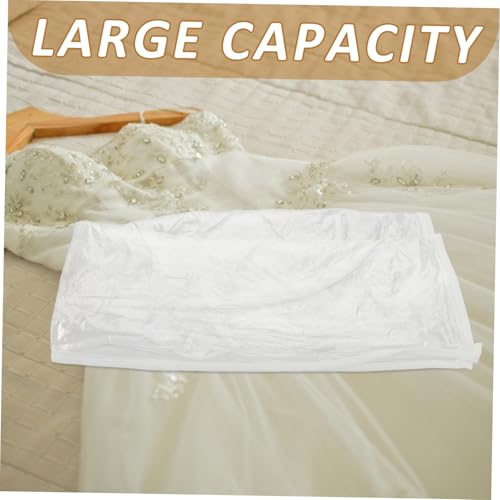 Ciieeo Wedding Dress Garment Bag Protective Cover for Bridal Gown Large Size Dustproof Storage Bag4