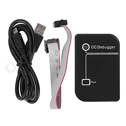 CC Debugger + USB-kabel + 10 stift ledningar System-on-Chips Downloader CC Debugger & programmerade chips simuleringsprogrammer