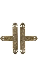 4Pcs Angolari Protettivi In Ottone Antico - Rinforzi Decorativi Per Mobili, Tavoli, Armadi