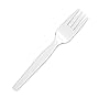 Genuine Joe Heavyweight White Plastic Forks (Pack of 100)